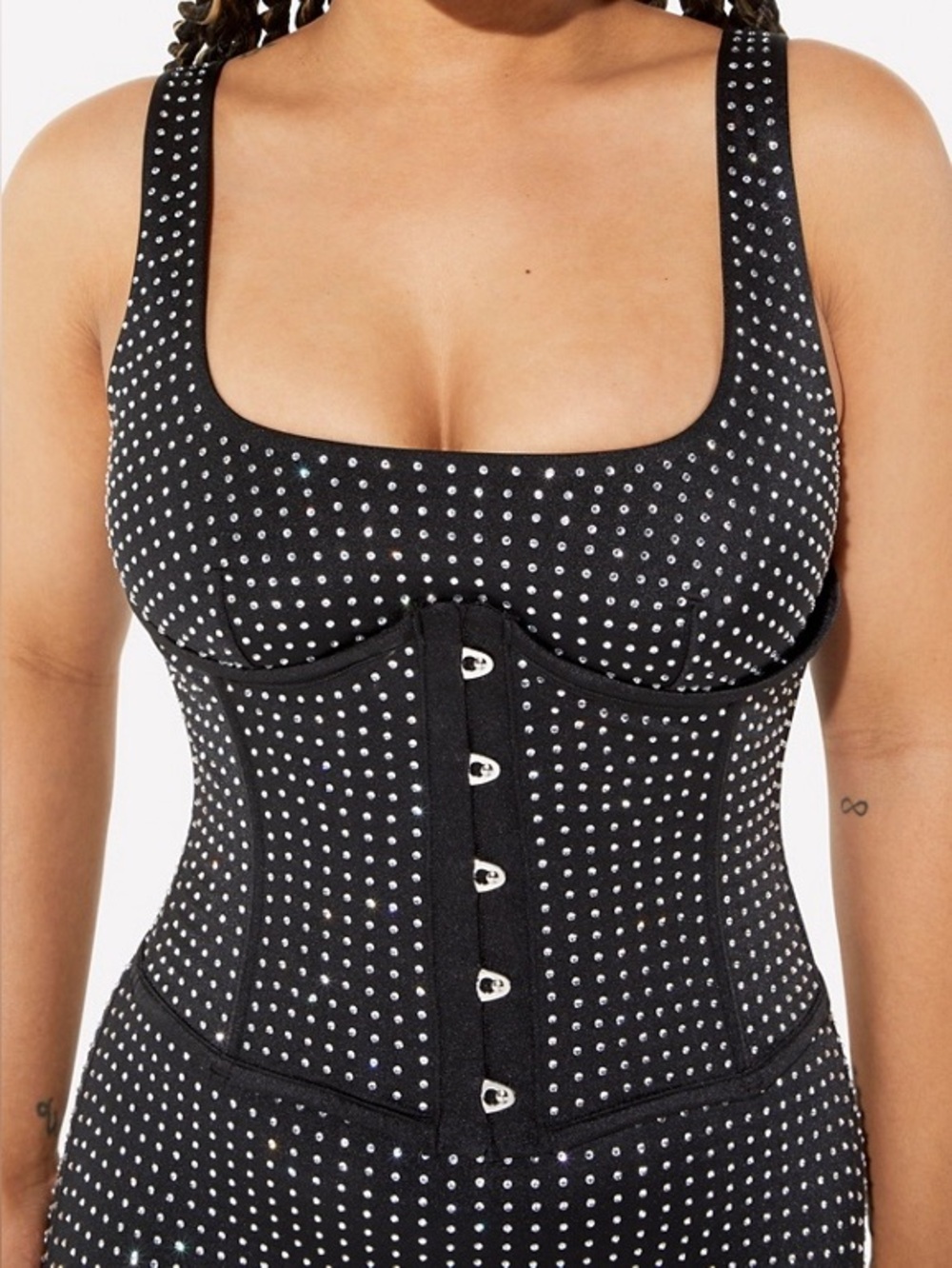 Yitty-Versary Headliner Rhinestone Corset • Iconic Black • Limited Edition • NWT